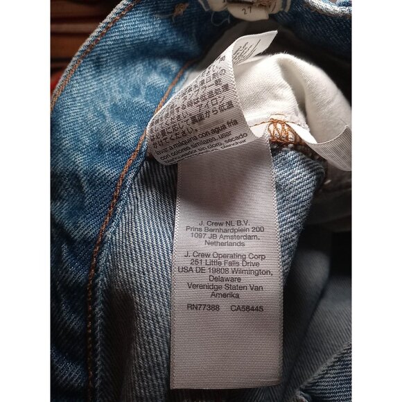 Madewell The Perfect Jean Short High Rise Raw Hem Size 27 Blue Denim - Picture 7 of 9